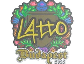 Sticker | latto (Embroidered) | Budapest 2025 image