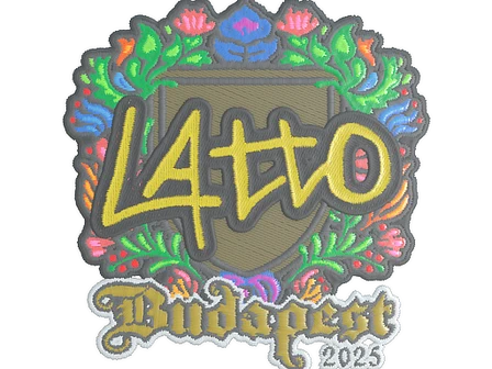 Sticker | latto (Embroidered) | Budapest 2025 image