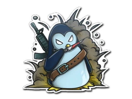 Sticker | War Penguin image
