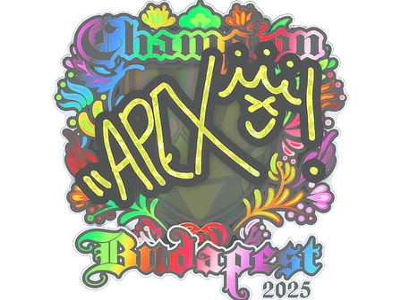 Sticker | apEX (Holo, Champion) | Budapest 2025 image