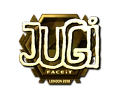 Sticker | JUGi (Gold) | London 2018 image