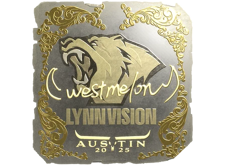 Sticker | westmelon (Gold) | Austin 2025 image