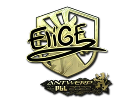 Sticker | EliGE (Gold) | Antwerp 2022 image