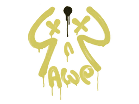 Sealed Graffiti | Recoil AWP (Tracer Yellow) image