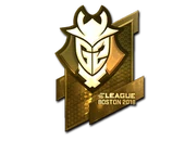 Sticker | G2 Esports (Gold) | Boston 2018 image