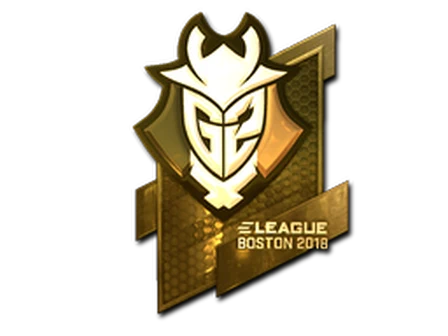 Sticker | G2 Esports (Gold) | Boston 2018 image