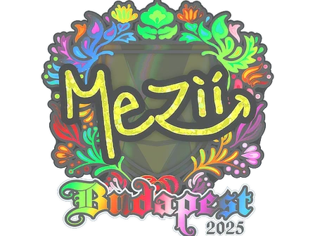 Sticker | mezii (Holo) | Budapest 2025 image
