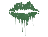 Sealed Graffiti | Kiss (Jungle Green) image