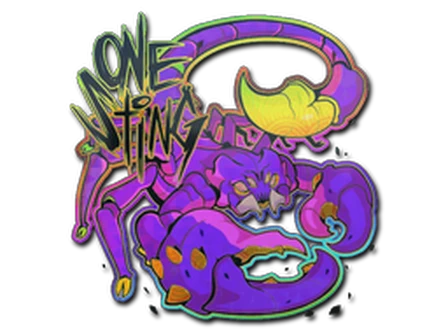 Sticker | One Sting (Holo) image