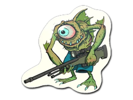 Sticker | Green Cyclawps image