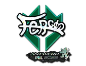 Sticker | fer (Glitter) | Antwerp 2022 image