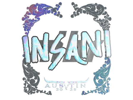 Sticker | insani (Holo) | Austin 2025 image