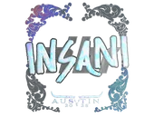 Sticker | insani (Holo) | Austin 2025 image