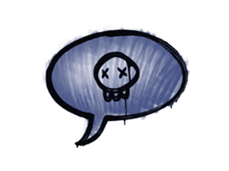 Sealed Graffiti | Death Sentence (SWAT Blue) image