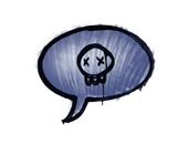 Sealed Graffiti | Death Sentence (SWAT Blue) image