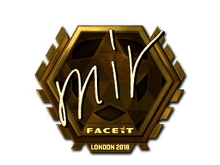 Sticker | mir (Gold) | London 2018 image