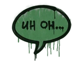 Sealed Graffiti | Uh Oh (Jungle Green) image