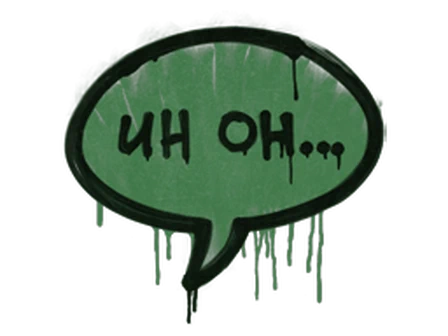 Sealed Graffiti | Uh Oh (Jungle Green) image