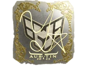 Sticker | yxngstxr (Gold) | Austin 2025 image