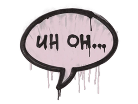 Sealed Graffiti | Uh Oh (War Pig Pink) image