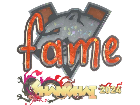 Sticker | fame (Glitter) | Shanghai 2024 image