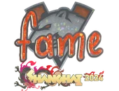 Sticker | fame (Glitter) | Shanghai 2024 image