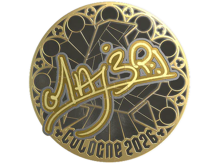 Sticker | MAJ3R (Gold) | Cologne 2026 image