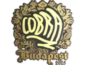 Sticker | cobra (Gold) | Budapest 2025 image