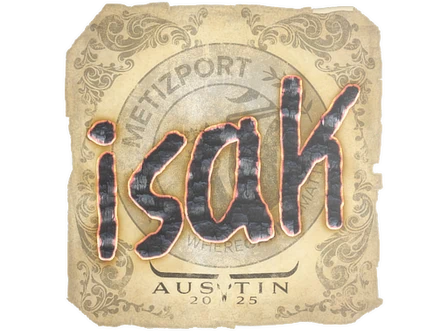 Sticker | isak | Austin 2025 image