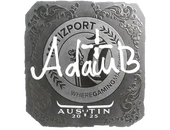Sticker | adamb (Foil) | Austin 2025 image