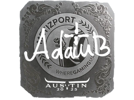 Sticker | adamb (Foil) | Austin 2025 image