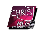 Sticker | chrisJ (Foil) | MLG Columbus 2016 image