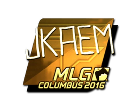 Sticker | jkaem (Gold) | MLG Columbus 2016 image