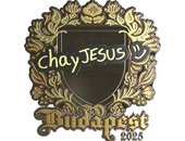Sticker | chayJESUS (Gold) | Budapest 2025 image
