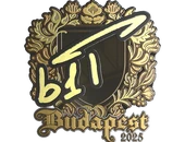 Sticker | b1t (Gold) | Budapest 2025 image