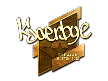 Sticker | Kjaerbye (Gold) | Boston 2018 image