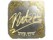 Sticker | nitr0 (Gold) | Austin 2025 image