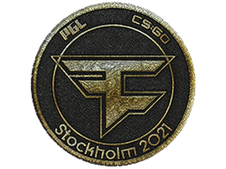 Patch | FaZe Clan (Gold) | Stockholm 2021 image