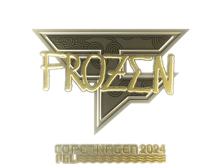 Sticker | frozen (Gold) | Copenhagen 2024 image