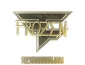 Sticker | frozen (Gold) | Copenhagen 2024 image