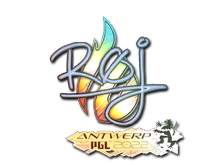 Sticker | roeJ (Holo) | Antwerp 2022 image