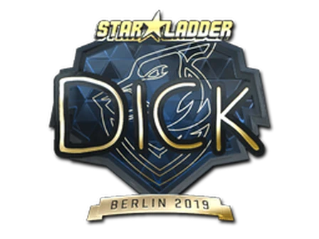 Sticker | DickStacy (Gold) | Berlin 2019 image