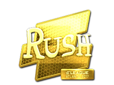 Sticker | RUSH (Gold) | Atlanta 2017 image