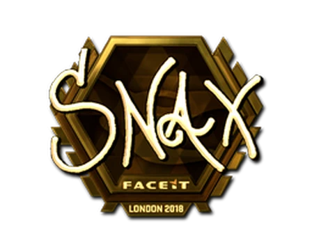 Sticker | Snax (Gold) | London 2018 image