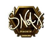 Sticker | Snax (Gold) | London 2018 image
