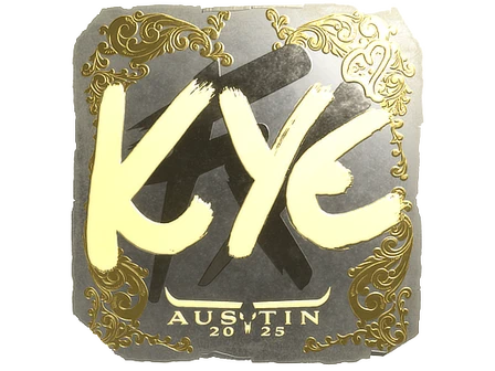 Sticker | kye (Gold) | Austin 2025 image