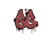 Sealed Graffiti | GGEZ (Blood Red) image