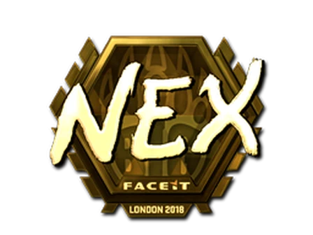 Sticker | nex (Gold) | London 2018 image