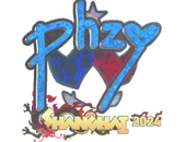 Sticker | phzy (Holo) | Shanghai 2024 image