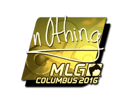 Sticker | n0thing (Gold) | MLG Columbus 2016 image